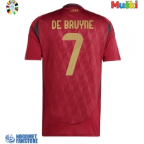 Belgija Kevin De Bruyne #7 Domaci Dres EP 2024 Kratak Rukav